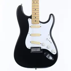 FENDER AMERICAN STANDARD STRATOCASTER MOD BLACK USED ELECTRIC GUITAR