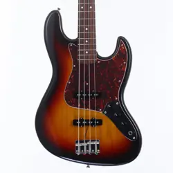 FENDER JAPAN JB62-58 3TONE SUNBURST USED ELECTRIC BASS  1990