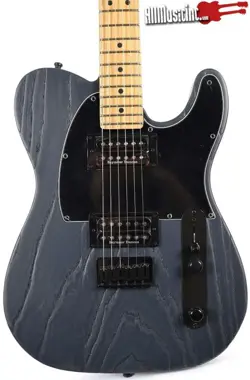 FENDER AMERICAN PROFESSIONAL II TELECASTER HH SATIN BLACK ELECTRIC GUITAR LTD ED