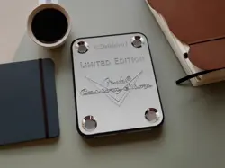 ENGRAVING CUSTOM SHOP V METAL GUITAR NECK JOINT PLATE FOR FENDER LIMITED EDITION