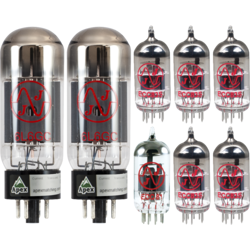TUBE SET, FOR FENDER FENDER 63 VIBROVERB REISSUE, TUBE BRAND: JJ ELECTRONICS