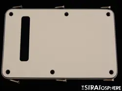 LEFTY FENDER PLAYER II STRATOCASTER STRAT TREMOLO COVER, COVER PARCHMENT!