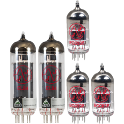 TUBE SET, FOR FENDER BLUES JR., TUBE BRAND: JJ ELECTRONICS