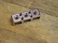 VINTAGE 1980S FENDER SYSTEM 1 LOCKING GUITAR NUT BASE METAL NUT ONLY