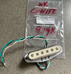 GENUINE FENDER CUNIFE STRATOCASTER/STRAT NECK PICKUP - PRE OWNED
