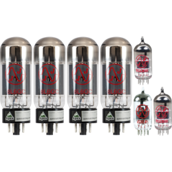 TUBE SET, FOR FENDER BASSMAN 100, TUBE BRAND: JJ ELECTRONICS
