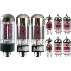 TUBE SET, FOR FENDER 65 SUPER REVERB REISSUE, TUBE BRAND: JJ ELECTRONICS