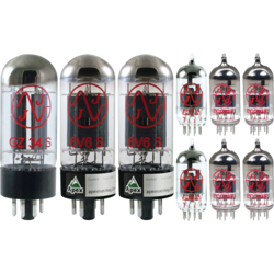 TUBE SET, FOR FENDER 65 DELUXE REVERB REISSUE, TUBE BRAND: JJ ELECTRONICS