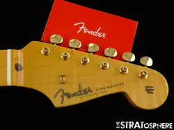 USA FENDER CUSTOM SHOP 70TH ANNIE 54 STRAT NOS NECK TUNERS FLAME MAPLE AAAA