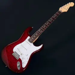 FENDER  FSR MIJ HYBRID II STRATOCASTER ROSEWOOD TRANSPARENT RED BURST JD25016730