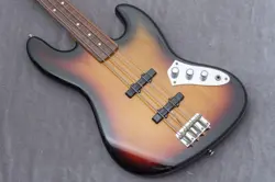 ELECTRIC BASS GUITAR FENDER JB62-77FL 3TS SUNBURST 1993-1994 WITH SOFT CASE