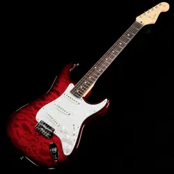 FENDER  FSR MIJ HYBRID II STRATOCASTER ROSEWOOD TRANSPARENT RED BURST JD25015474