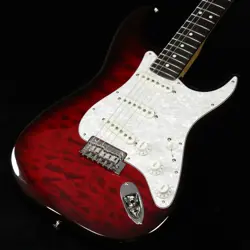 FENDER  FSR MIJ HYBRID II STRATOCASTER ROSEWOOD TRANSPARENT RED BURST JD25016731