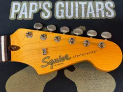 NEW FENDER SQUIER CLASSIC VIBE 60S STRATOCASTER NECK W/ TUNING PEGS & NECK PLATE