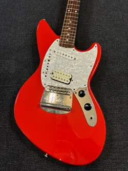 USED FENDER JAPAN JT95 JAG-STANG FIESTA RED 1998 CART COBAIN MODEL NO.RG1926