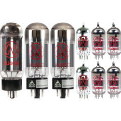 TUBE SET, FOR FENDER SUPER REVERB, TUBE BRAND: JJ ELECTRONICS