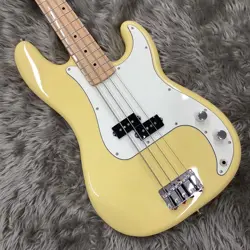 USED FENDER PLAYER PRECISION BASS MAPLE NECK BCR BUTTERCREAM