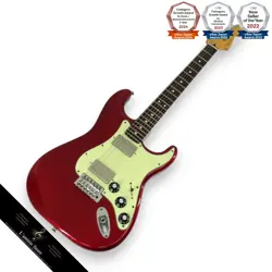 FENDER BLACK TOP STRATOCASTER HH ELECTRIC GUITAR ALDER BODY MAPLE NECK ROSEWOOD