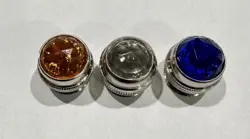REPLACEMENT JEWEL FOR FENDER STYLE PILOT LIGHTS - VARIETY PACK- LOT OF 3!