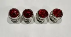 REPLACEMENT JEWEL FOR FENDER STYLE PILOT LIGHT ASSEMBLY - RED - LOT OF 4!
