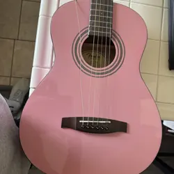 PINK BEGINNER GUITAR