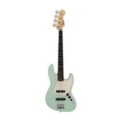 FENDER JAPAN JUNIOR COLLECTION JAZZ BASS GUITAR, RW FB, SATIN SURF GREEN