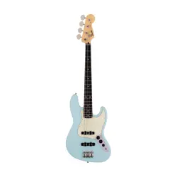 FENDER JAPAN JUNIOR COLLECTION JAZZ BASS GUITAR, RW FB, SATIN DAPHNE BLUE