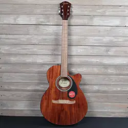 FENDER FA-135CE CONCERT V2 ACOUSTIC ELECTRIC GUITAR AS IS BODY DAMAGE