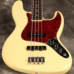 FENDER  FSR MIJ TRADITIONAL LATE 60S JAZZ BASS ROSEWOOD VINTAGE WHITE JD25018098