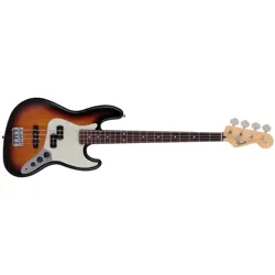 FENDER JAPAN HYBRID II JAZZ BASS PJ GUITAR, RW FB, 3-COLOR SUNBURST