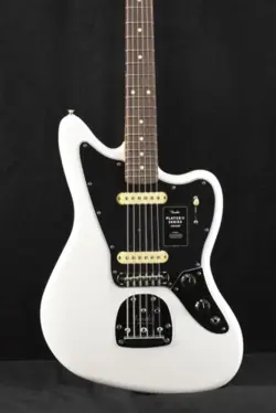 FENDER PLAYER II JAGUAR POLAR WHITE ROSEWOOD FINGERBOARD