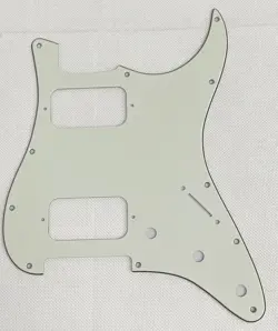 PARCHMENT 3-PLY FENDER DOUBLE FAT HH STRAT HUMBUCKER STRAT GUITAR PICKGUARD