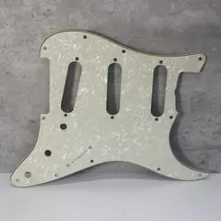STANDARD PICKGUARD FOR 65 STRAT FOR USA MEX FENDER  - CREAM PEARLOID