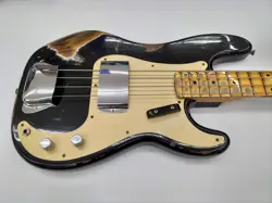( FENDER CUSTOM SHOP)'58 PRECISION BASS HEAVY RELIC BLACK USA 2022 E.BASS GUITAR