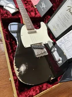 2021 FENDER CUSTOM SHOP ‘60 TELECASTER RELIC - AGED BLACK