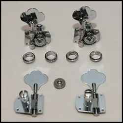 GENUINE FENDER MIM 4-STRING JAZZ OR PRECISION BASS TUNERS & STRING RETAINER