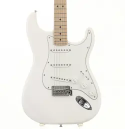 ELECTRIC GUITAR FENDER PLAYER STRATOCASTER MAPLE FINGERBOARD POLAR WHITE USED