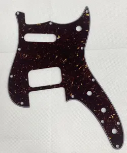 BROWN TORTOISE 4-PLY FOR FIT FENDER DUO-SONIC OFFSET HS STYLE GUITAR PICKGUARD