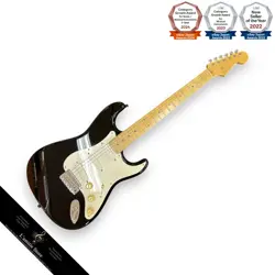 FENDER JAPAN STRATOCASTER ELECTRIC GUITAR BLACK USED