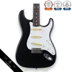 FENDER JAPAN STRAT ST62-55 ELECTRIC GUITAR BLACK USED