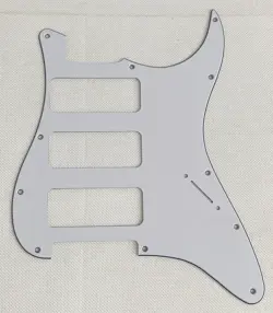 WHITE 3-PLY FOR FIT FENDER STRATOCASTER STRAT P90 3 PICKUP GUITAR PICKGUARD