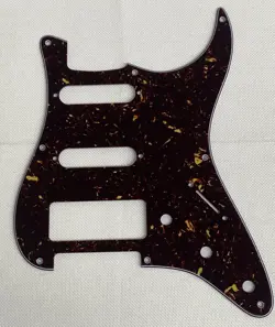 BROWN TORTOISE 4-PLY FENDER STRATOCASTER 8 SCREWS S-S-P90 STYLE GUITAR PICKGUARD