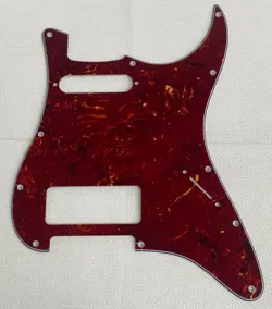 BROWN TORTOISE 4-PLY FENDER 11 HOLE STRATOCASTER WITH P90 STYLE GUITAR PICKGUARD