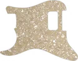 WD CUSTOM PICKGUARD FOR LEFT HAND FENDER TOM DELONGE STRATOCASTER #28C CREAM ...