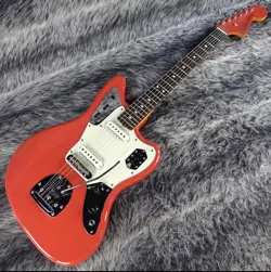 FENDER FSR MADE IN JAPAN TRADITIONAL II 60S JAGUAR FIESTA RED MACHING HEAD