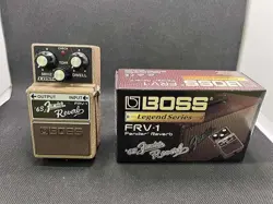 BOSS FRV-1 SPRING REVERB GUITAR EFFECT PEDAL MODELED ON '63 FENDER REVERB USED
