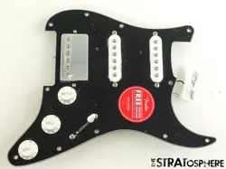 FENDER FSR SQUIER AFFINITY HSS STRAT LOADED PICKGUARD STRATOCASTER PREWIRED BLK