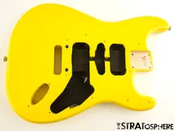 FSR FENDER SQUIER AFFINITY SERIES STRATOCASTER STRAT BODY GRAFFITI YELLOW
