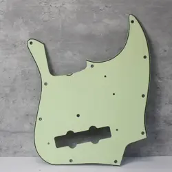 2 X JAZZ BASS PICKGUARD FOR USA FENDER -  MINT GREEN + TORTOISE SHELL