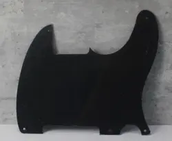 ESQUIRE PICKGUARD FOR VINTAGE 50S USA FENDER - BLACK 1 PLY